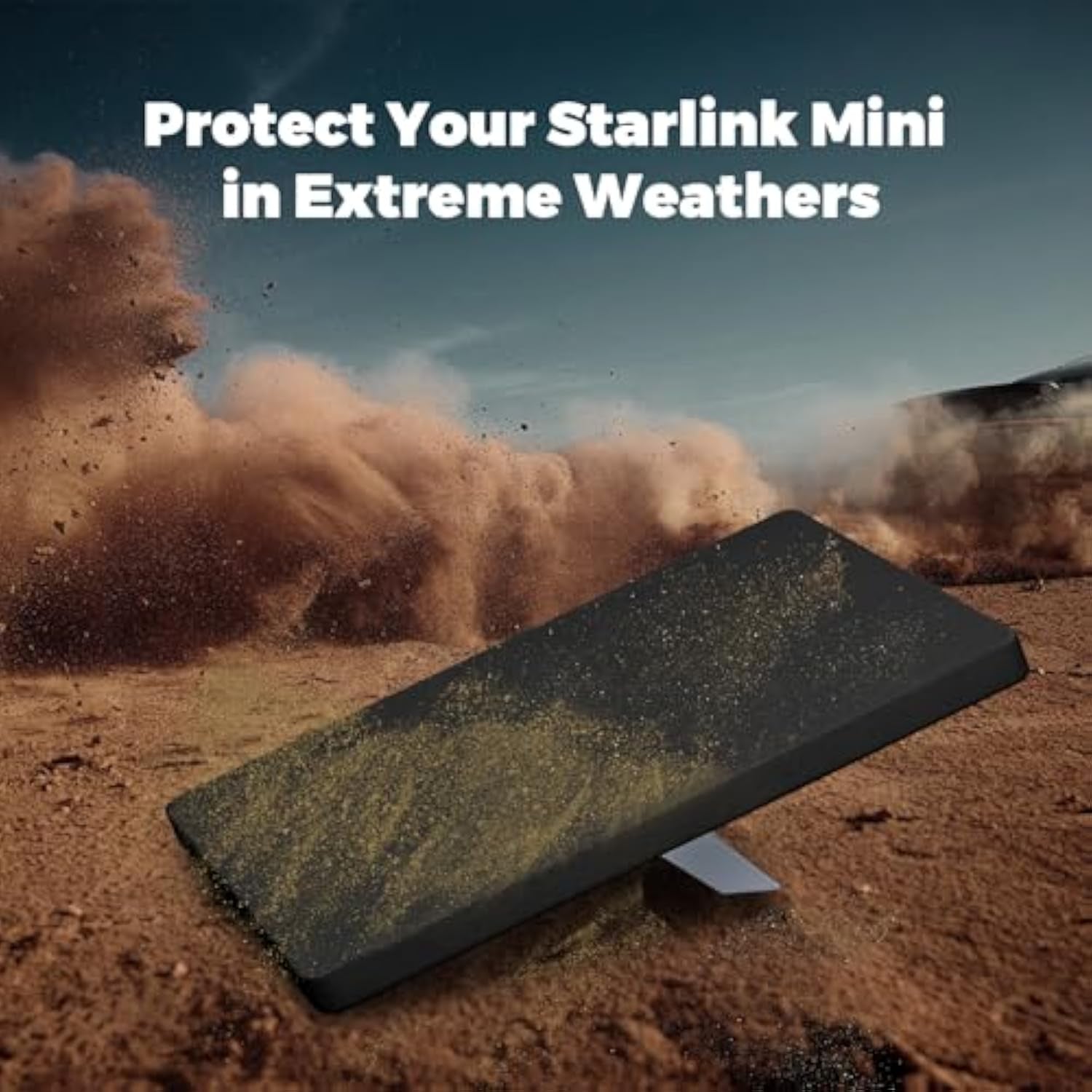 Starlink Mini Silicone Protective Case, Anti-Drop Shockproof Waterproof Cover