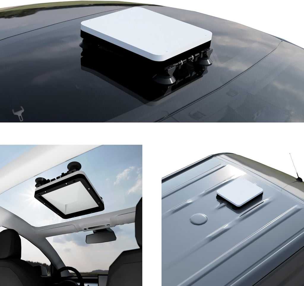 Ryvaxo Starlink Mini suction mount for RV and camping setup, product detail image 5