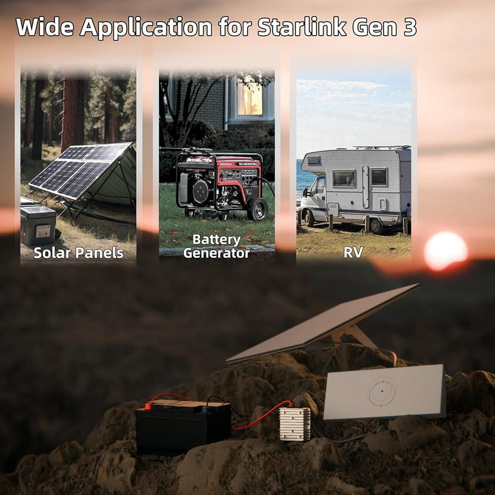 Ryvaxo Starlink Gen 3 power adapter for RV and camping setup, product detail image 5