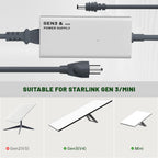 Ryvaxo Starlink Mini and Gen 3 power adapter for RV and camping setup, product detail image 5