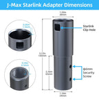 Ryvaxo Starlink Gen 2 power cable accessory for power and cable routing, product detail image 5