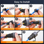 Ryvaxo Starlink Gen 2 power cable accessory for roof installation, product detail image 5