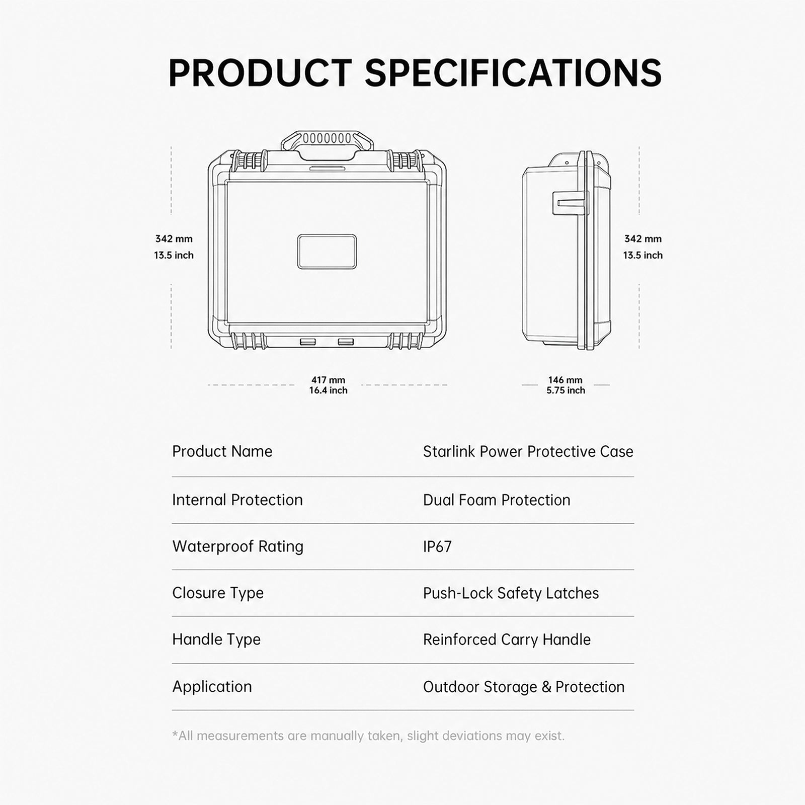Starlink Mini Hard Shell Carrying Case