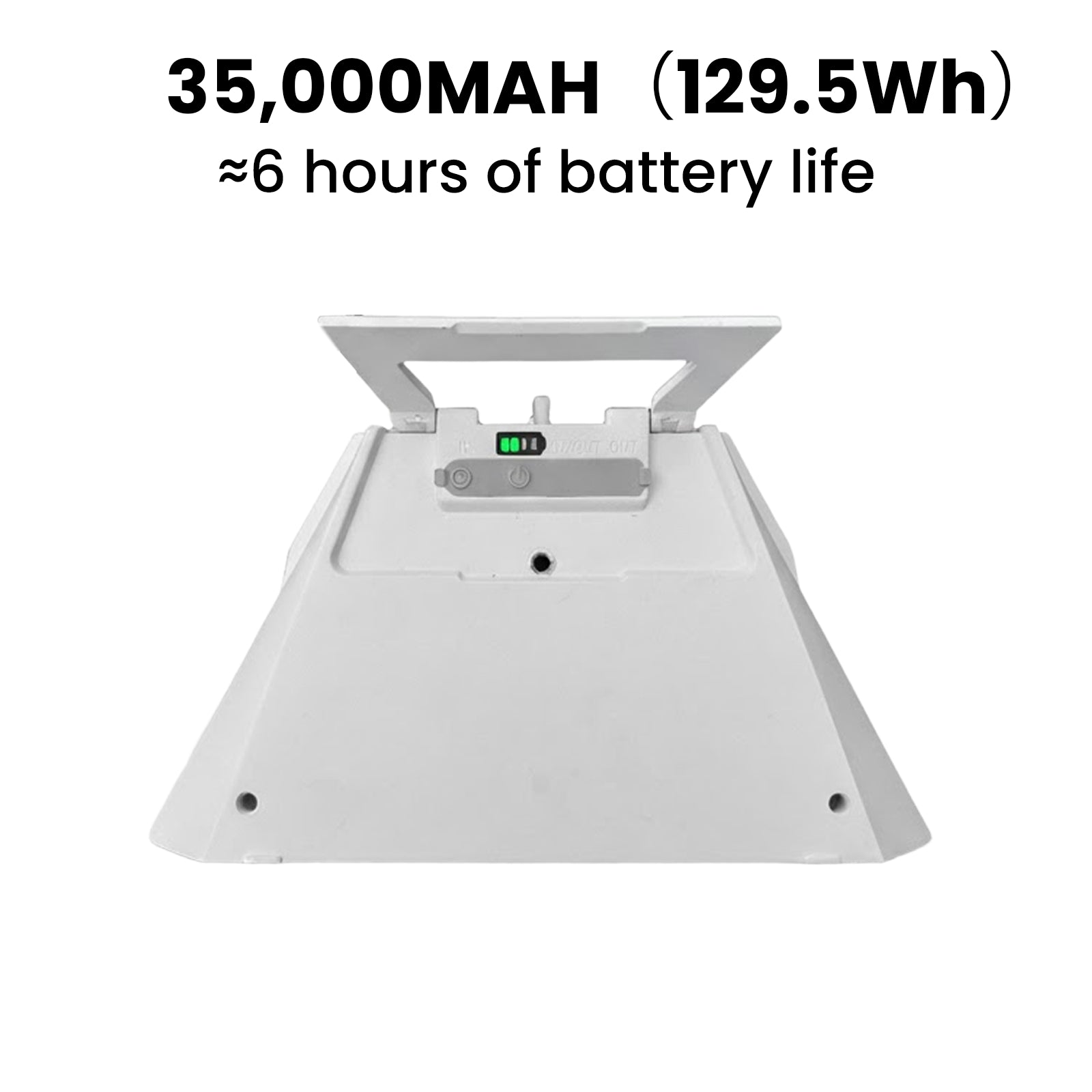 Power Bank for Starlink Mini 35000mAh (129.5Wh/6hours)-All in one High-Power Portable Battery with Airline-Approved Options