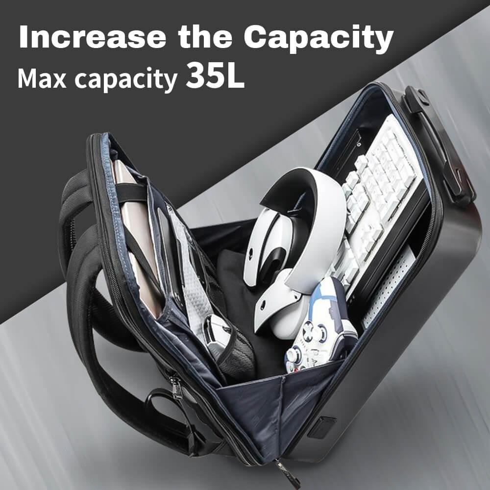 StarlinkCyber Hard-Shell Backpack for Starlink mini– Rigid Impact-Resistant Case Bag for Dish & Accessories