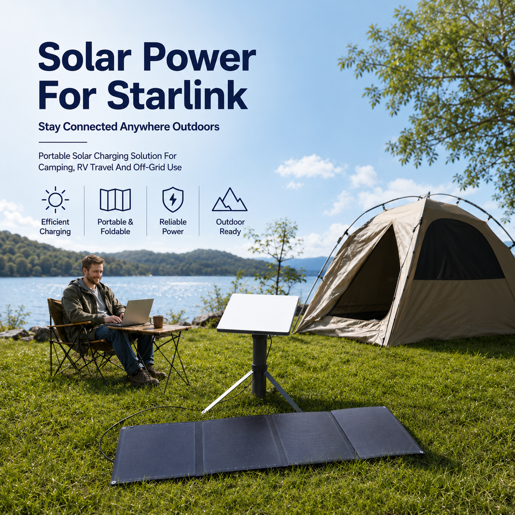 40W Solar Charging Panel for Starlink Mini