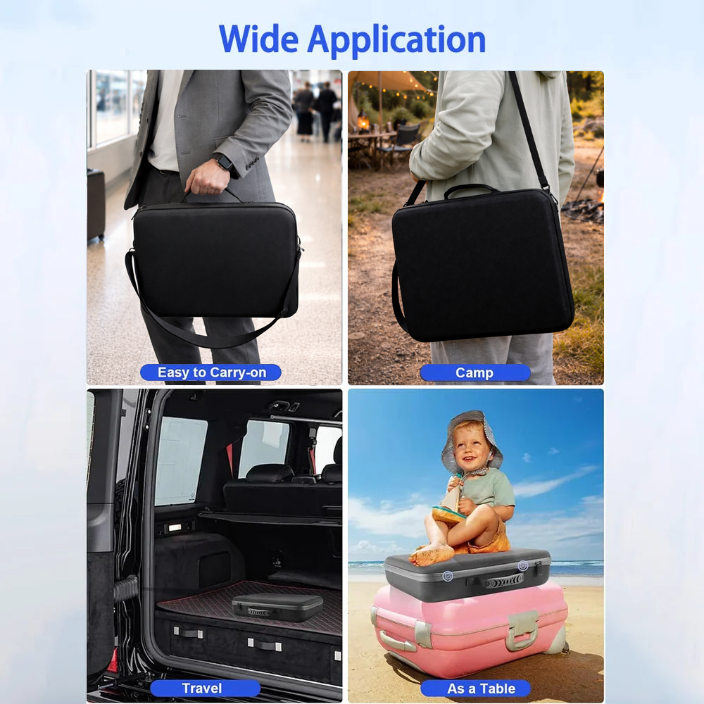 Starlink Mini EVA Carry Case 2.0 — Shockproof Travel & Accessory Organizer