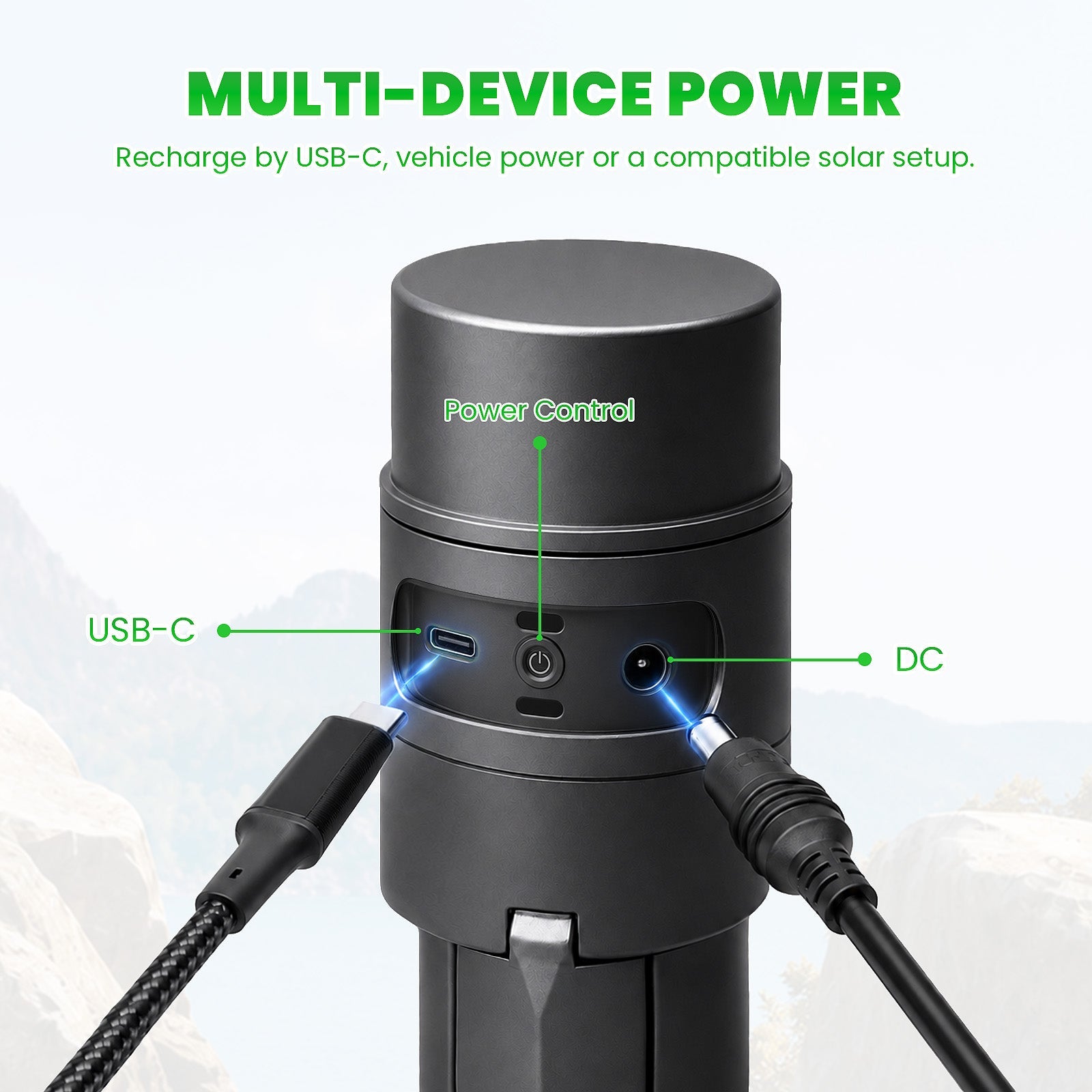 Starlink Mini Battery Tripod Mount, 27000mAh Adjustable Stand for Camping & RV