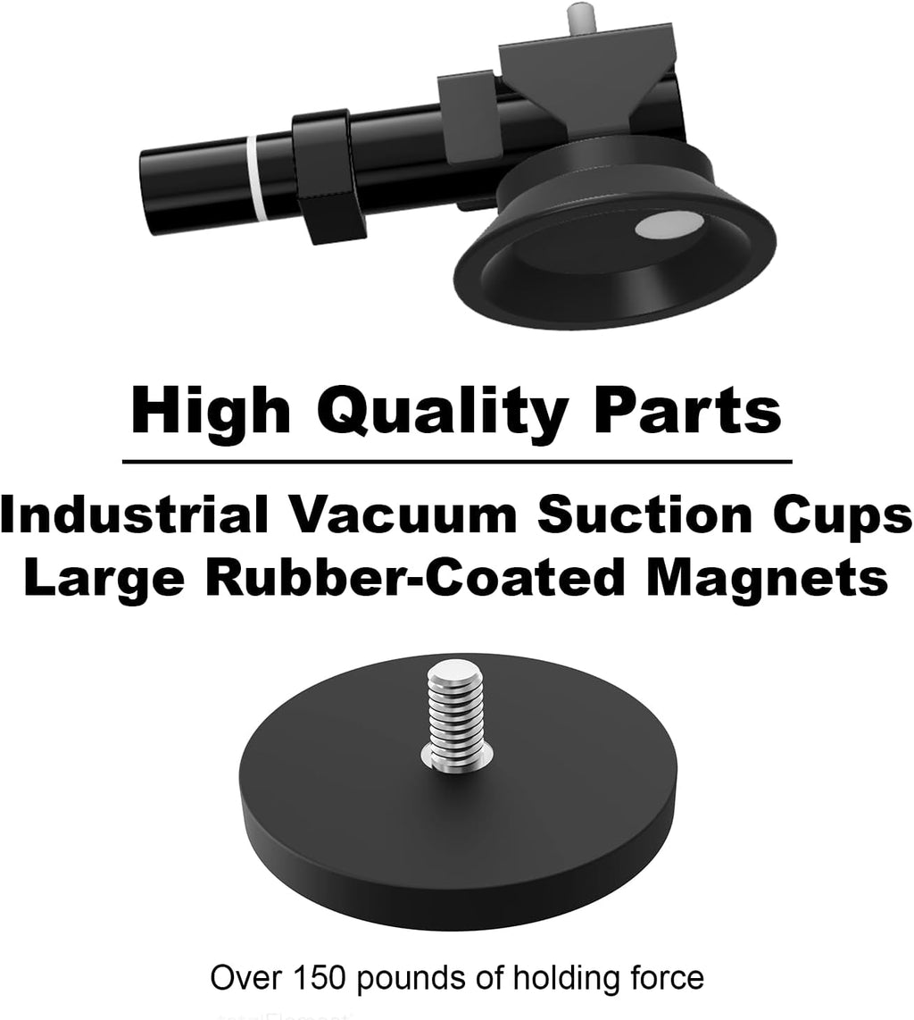 ASIGN Starlink Mini Roof & Interior Suction Mount for Car Roof, Windshield & Dash, Compatible with RV, Truck, SUV
