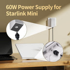Ryvaxo Starlink Mini car charger adapter for RV and camping setup, product detail image 4