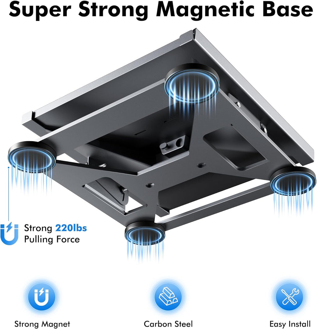 Carbon Steel Starlink Mini Mount with 220lbs Heavy Duty Magnet Bases,   30° Adjustable