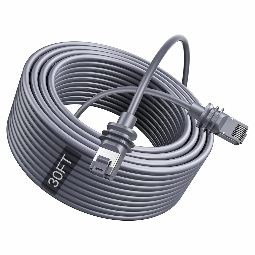 Starlink Cable Gen 3/Starlink Mini, Replacement Standard Cat6 Cable, Waterproof Ethernet Starlink Mini Cable, Starlink Internet Kit Satellite Cable Extension for Starlink V3/V4/Mini (30FT/10M)