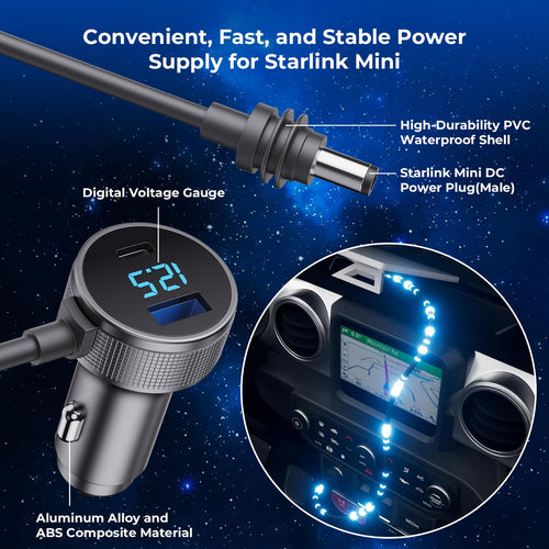 Ryvaxo Starlink Mini portable power bank for RV and camping setup, product detail image 2