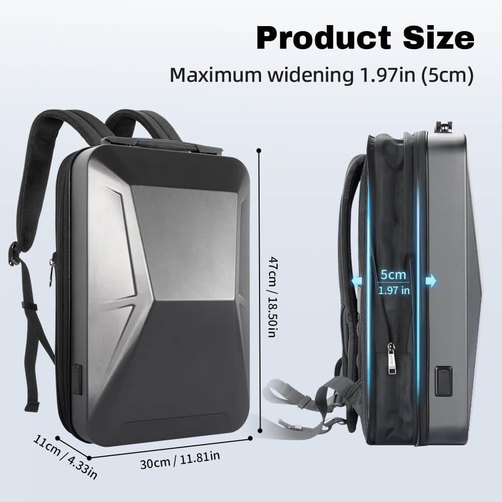 StarlinkCyber Hard-Shell Backpack for Starlink mini– Rigid Impact-Resistant Case Bag for Dish & Accessories