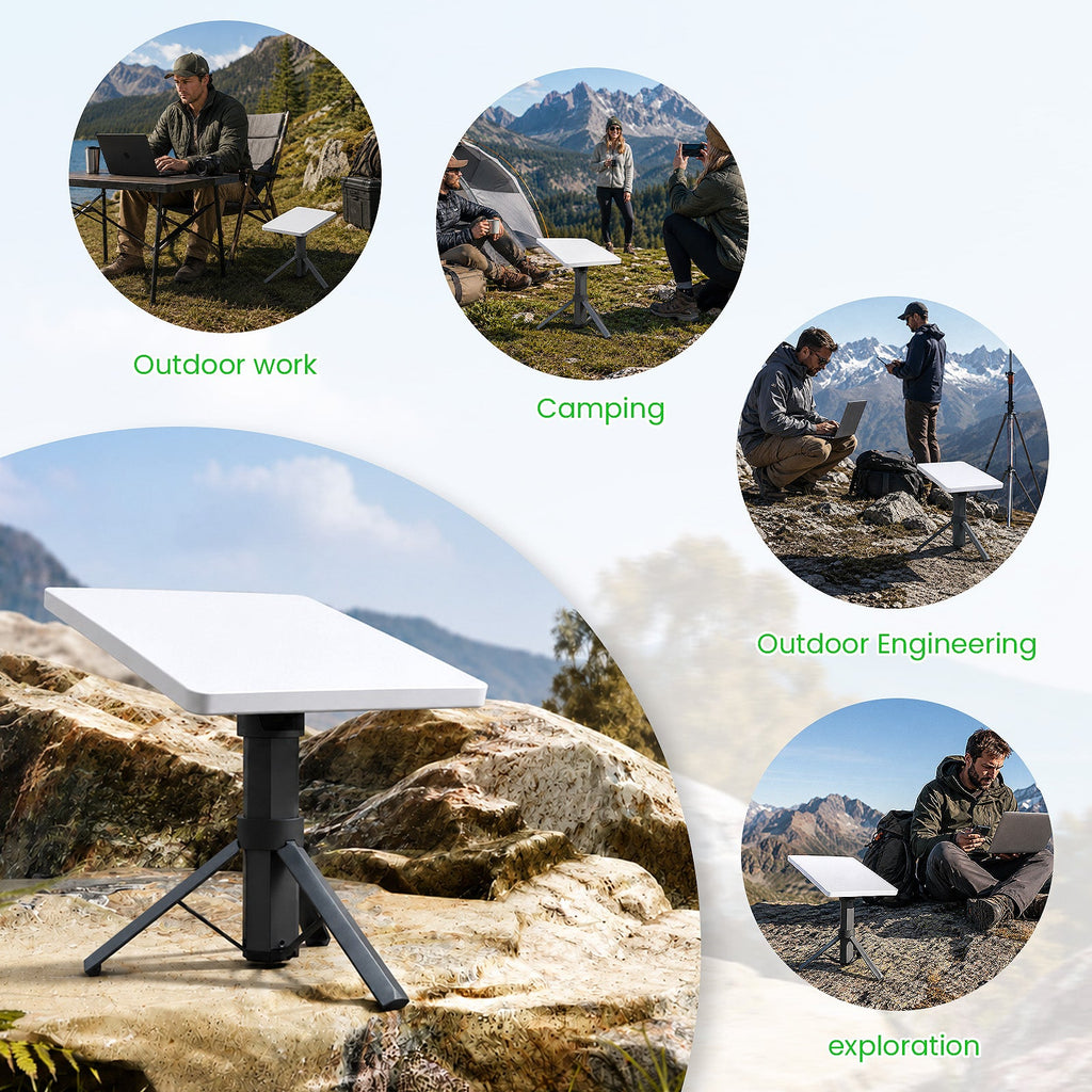 Starlink Mini Battery Tripod Mount, 27000mAh Adjustable Stand for Camping & RV