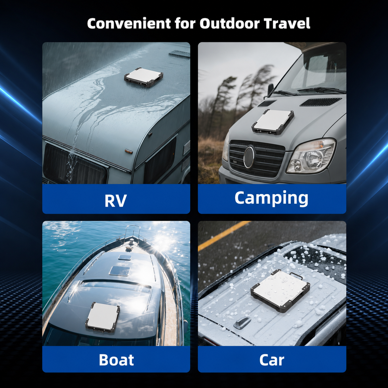 Ryvaxo Starlink Mini, Gen 2, and Gen 3 car charger adapter for RV and camping setup, product detail image 5