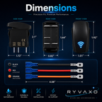 Ryvaxo Starlink Mini, Gen 2, and Gen 3 car charger adapter for RV and camping setup, product detail image 4