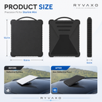 Ryvaxo Starlink Mini protective cover for RV and camping setup, product detail image 5