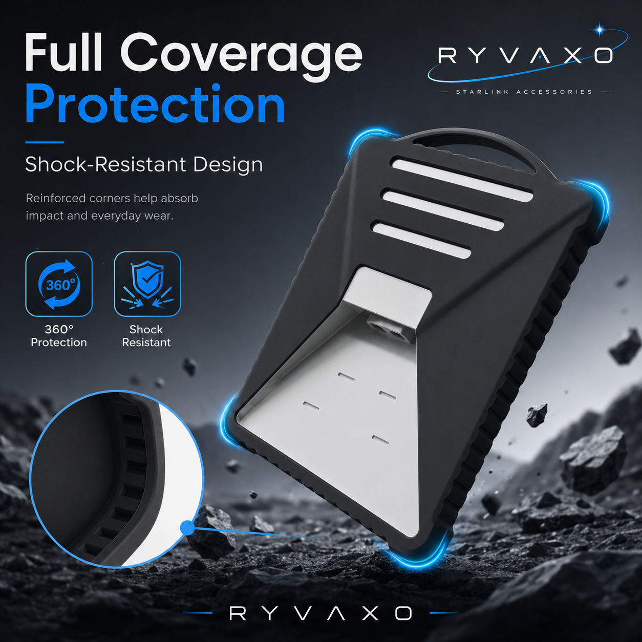 Silicone Full Cover Protective Case for Starlink Mini