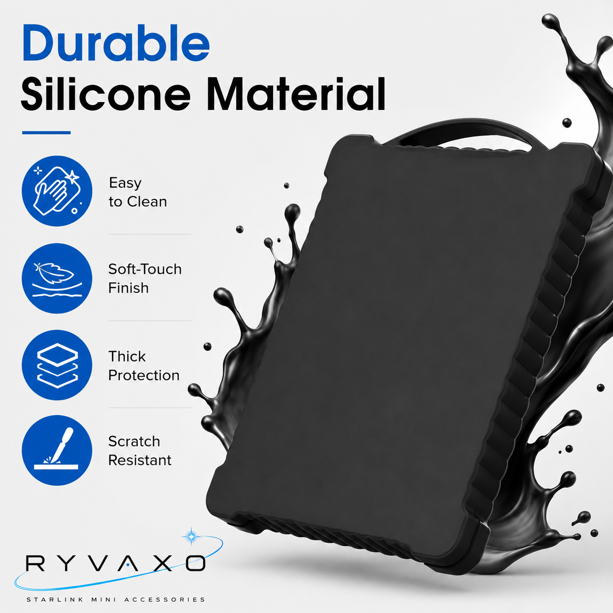 Silicone Full Cover Protective Case for Starlink Mini