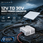 Ryvaxo Starlink Mini, Gen 2, and Gen 3 step-up power converter for RV and camping setup, product detail image 2