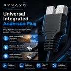 Ryvaxo Starlink Mini step-up power converter for RV and camping setup, product detail image 2
