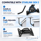 Ryvaxo Starlink Gen 3 roof mount for roof installation, product detail image 4