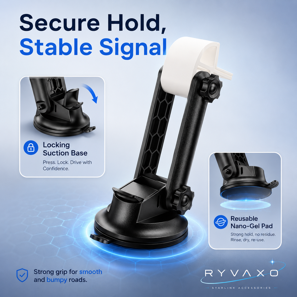 Ryvaxo Starlink Mini car charger adapter for RV and camping setup, product detail image 3