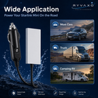 Ryvaxo Starlink Mini car charger adapter for RV and camping setup, product detail image 4