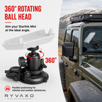 Ryvaxo Starlink Mini car charger adapter for RV and camping setup, product detail image 4