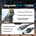 Ryvaxo Starlink Mini power adapter for RV and camping setup, product detail image 2