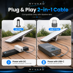 Ryvaxo Starlink Mini power adapter for RV and camping setup, product detail image 3
