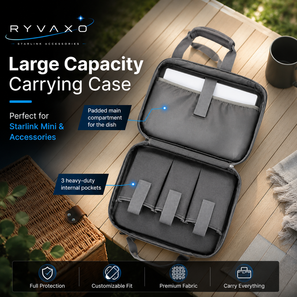Ryvaxo Starlink Mini power adapter for RV and camping setup, product detail image 3