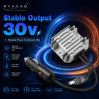 Ryvaxo Starlink Mini car charger adapter for RV and camping setup, product detail image 2