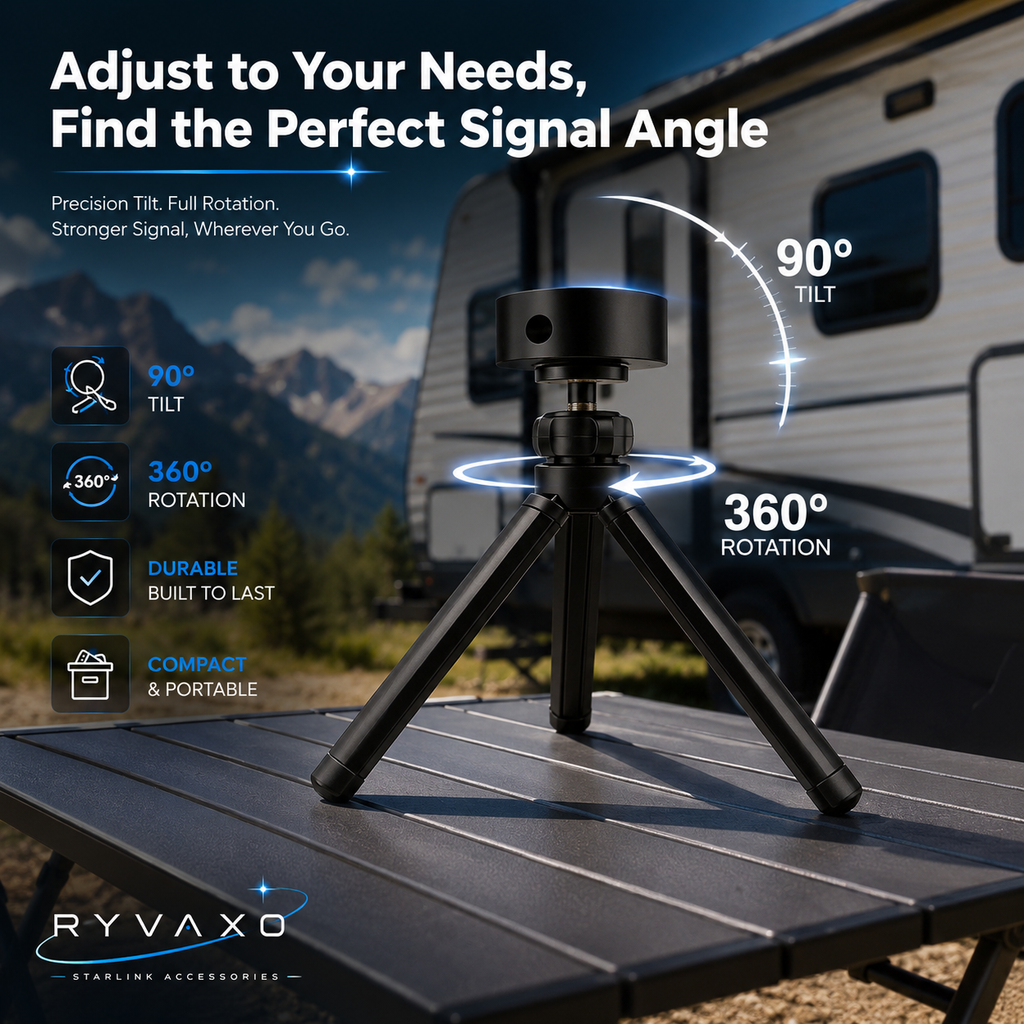 Ryvaxo Starlink Mini car charger adapter for RV and camping setup, product detail image 3