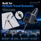 Ryvaxo Starlink Mini car charger adapter for RV and camping setup, product detail image 2
