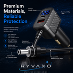 Ryvaxo Starlink Mini car charger adapter for RV and camping setup, product detail image 3