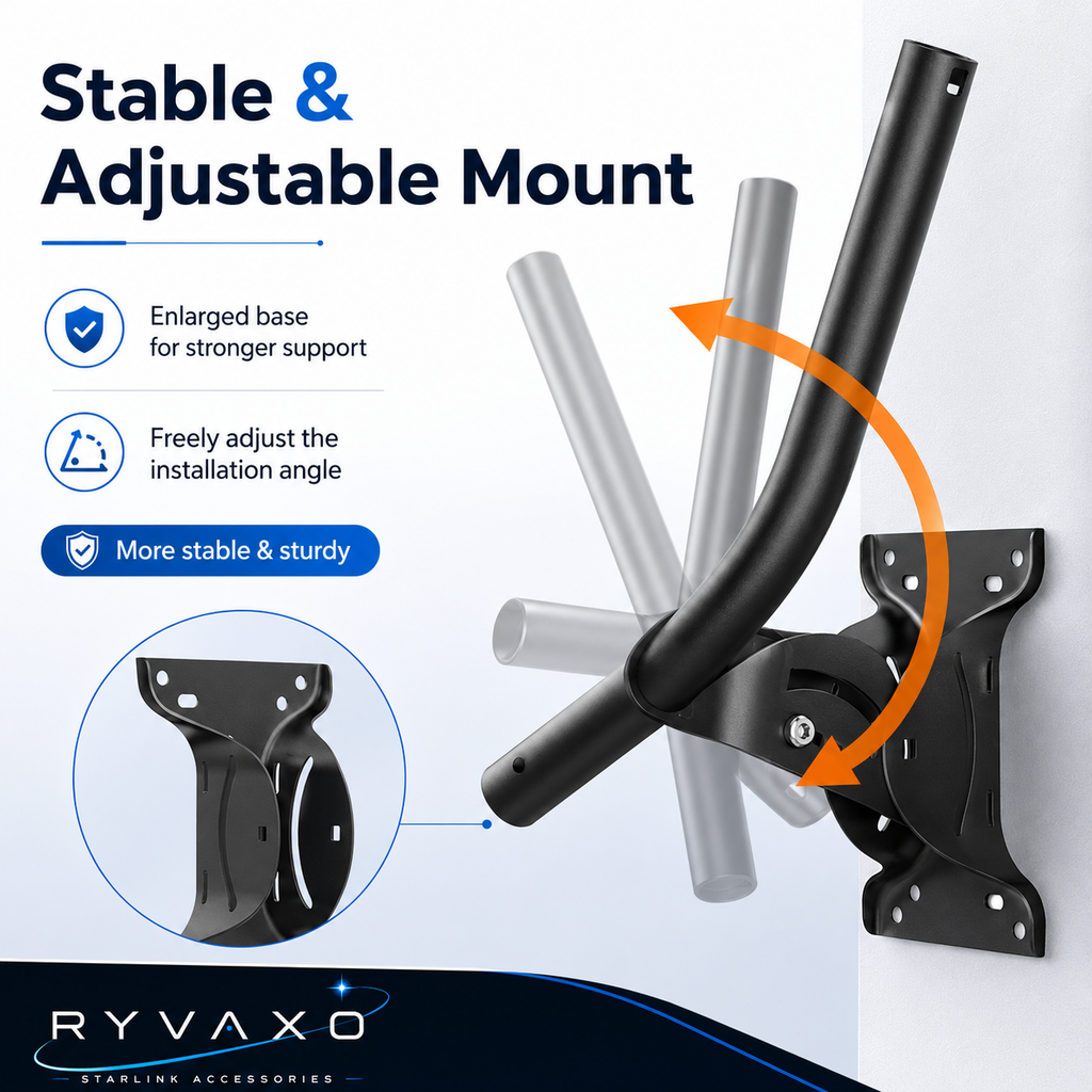 Ryvaxo Starlink Gen 2 power cable accessory for roof installation, product detail image 2