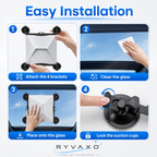 Ryvaxo Starlink Mini car charger adapter for RV and camping setup, product detail image 3