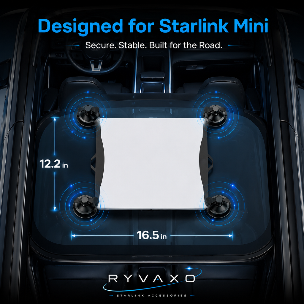 Ryvaxo Starlink Mini car charger adapter for RV and camping setup, product detail image 2