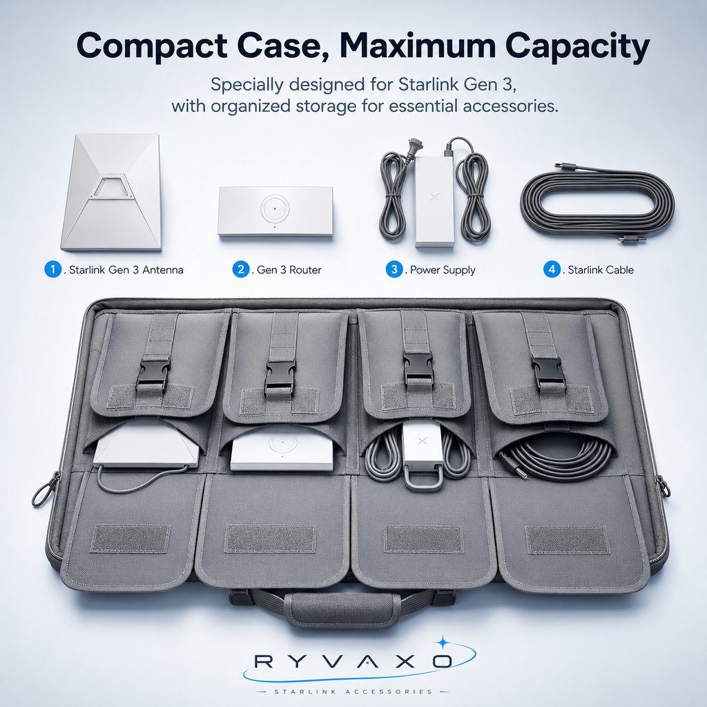 Ryvaxo Starlink Gen 3 mounting accessory for RV and camping setup, product detail image 4