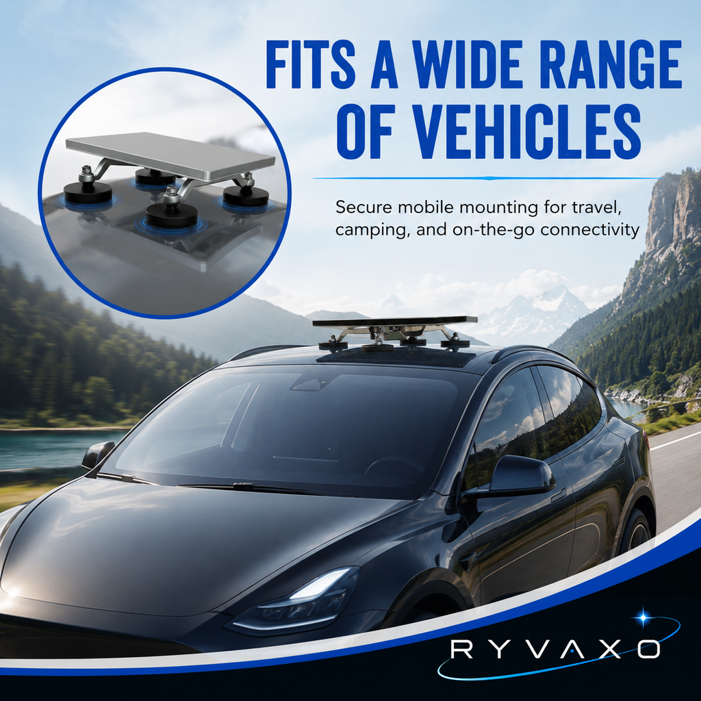 Ryvaxo Starlink Mini car charger adapter for RV and camping setup, product detail image 4