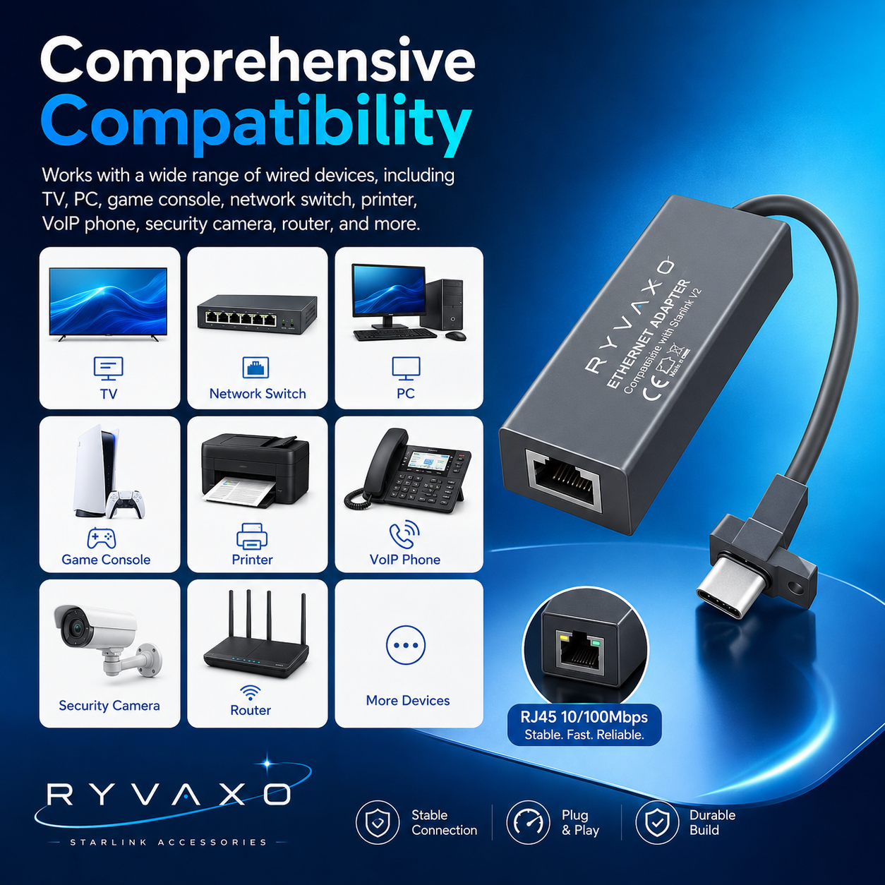 Ryvaxo Starlink Gen 2 mounting accessory for Starlink accessory setup, product detail image 2