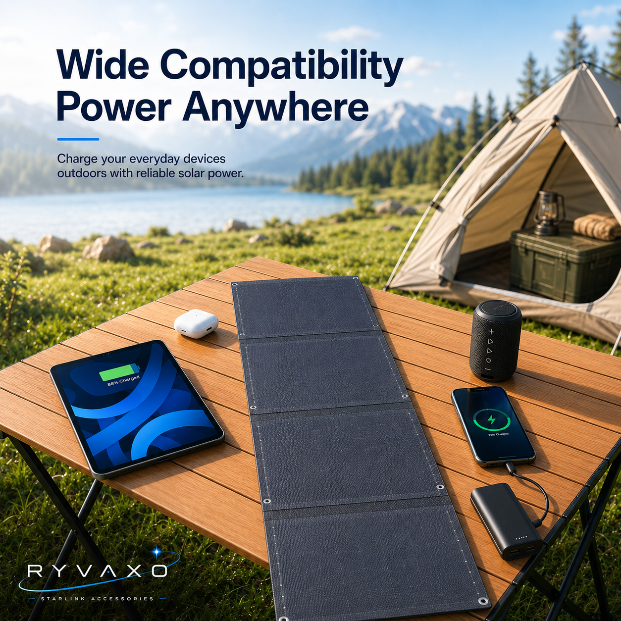 Ryvaxo Starlink Mini portable power bank for RV and camping setup, product detail image 3