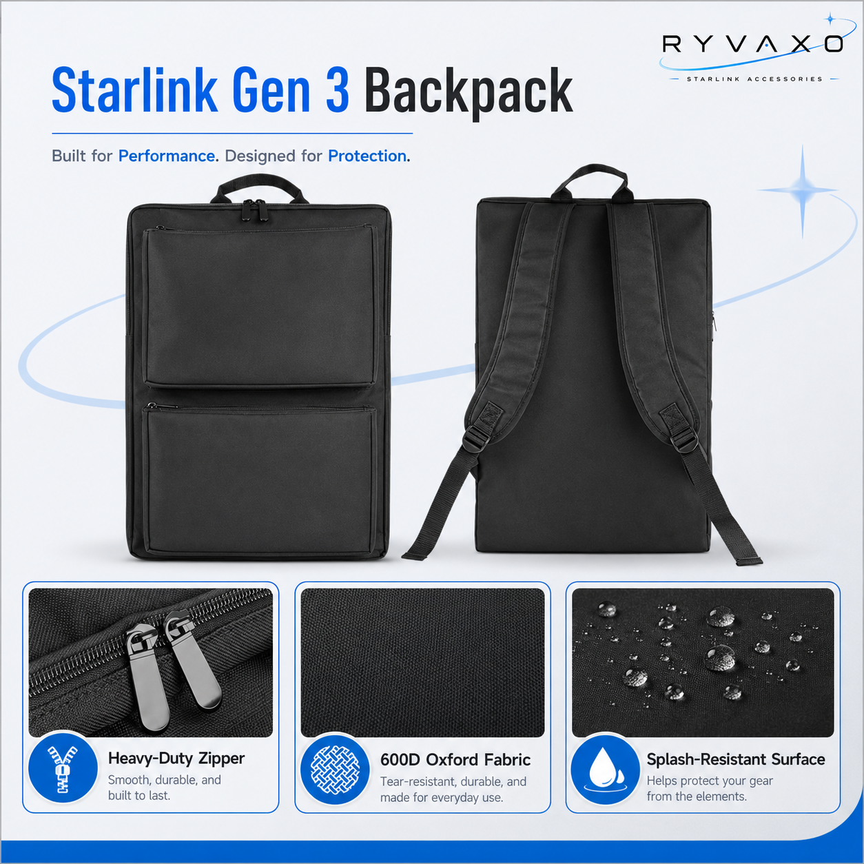 Ryvaxo Starlink Gen 3 power adapter for RV and camping setup, product detail image 4