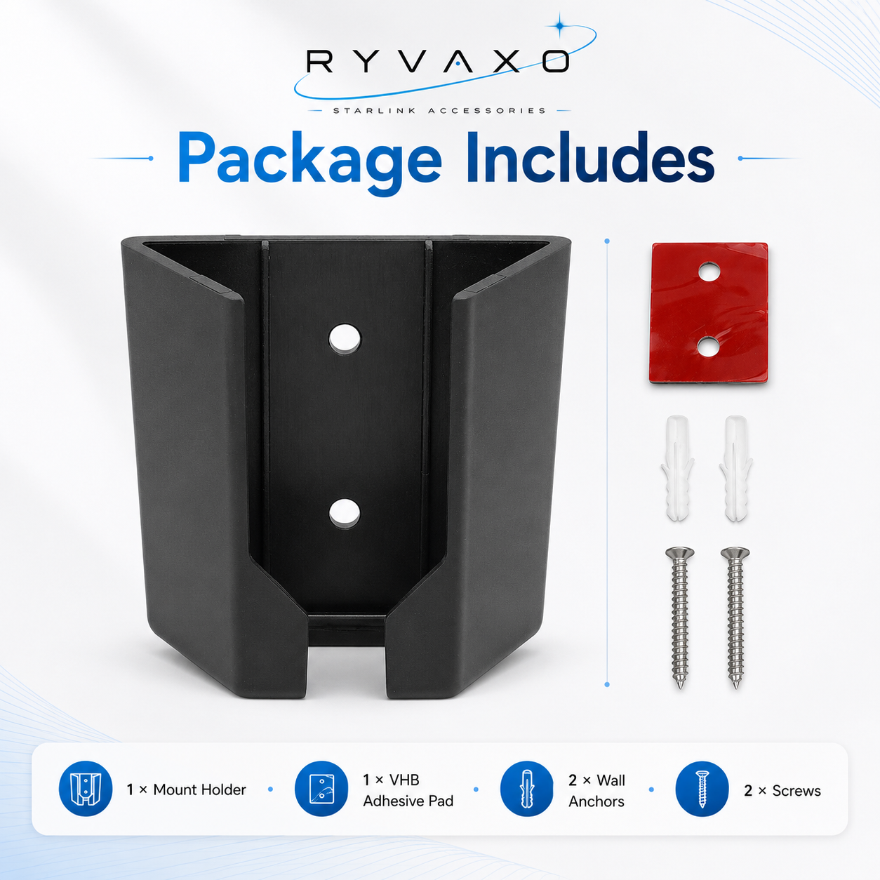 Ryvaxo Starlink Gen 2 power cable accessory for wall installation, product detail image 3
