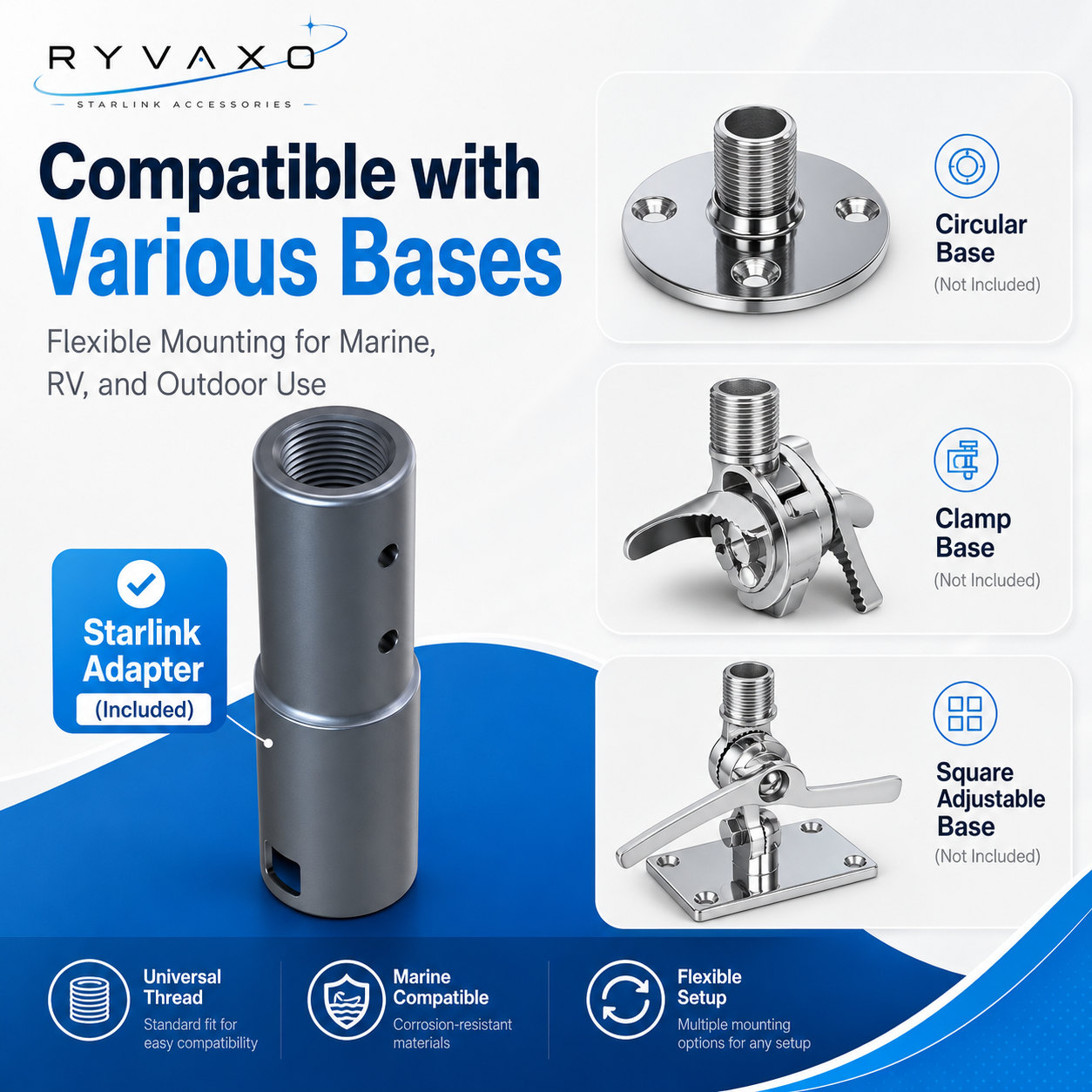 Ryvaxo Starlink Gen 2 power cable accessory for power and cable routing, product detail image 4