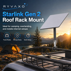 Ryvaxo Starlink Gen 2 roof mount for vehicle setup, product detail image 4