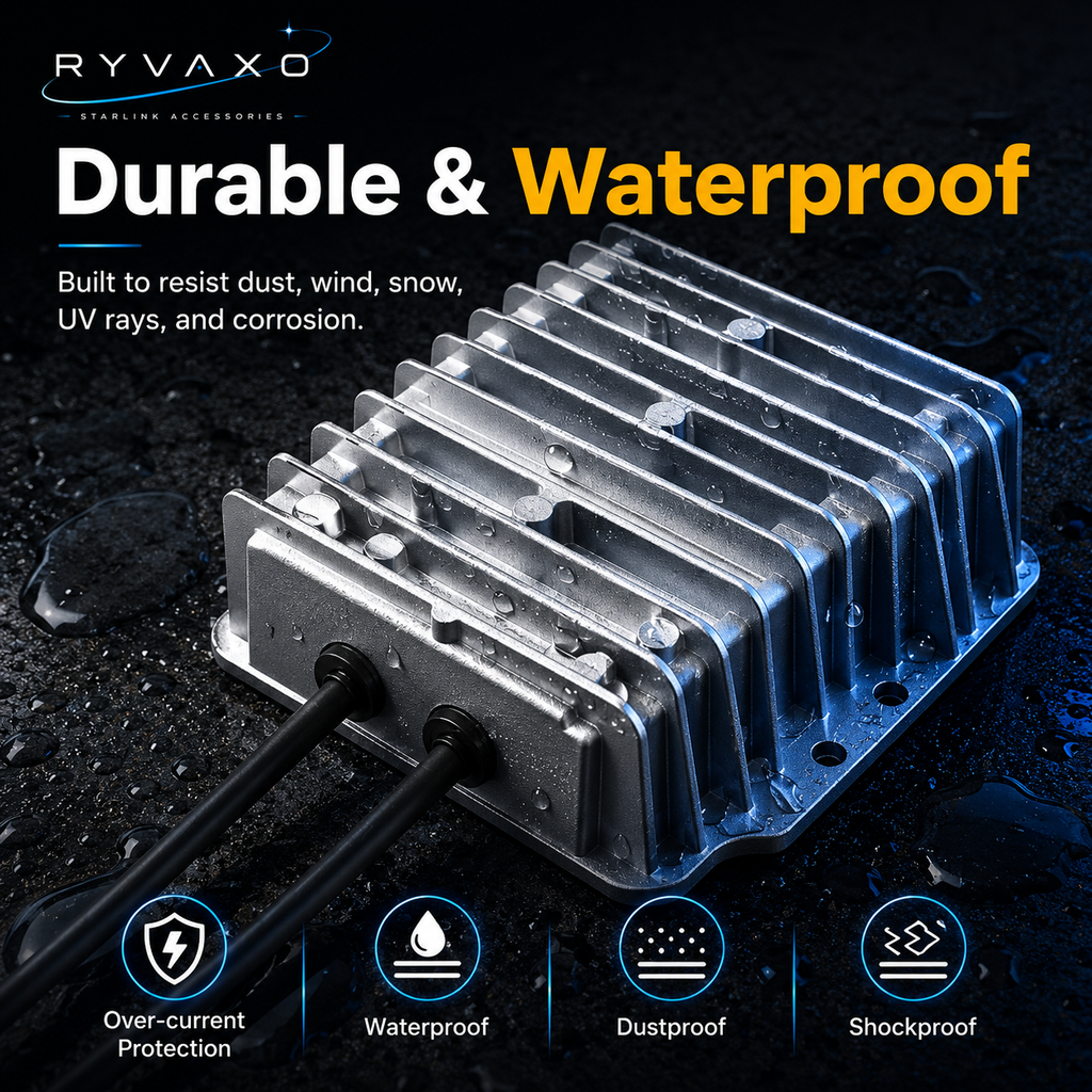 Ryvaxo Starlink Gen 3 car charger adapter for vehicle setup, product detail image 2