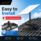 Ryvaxo Starlink Gen 3 roof mount for roof installation, product detail image 3